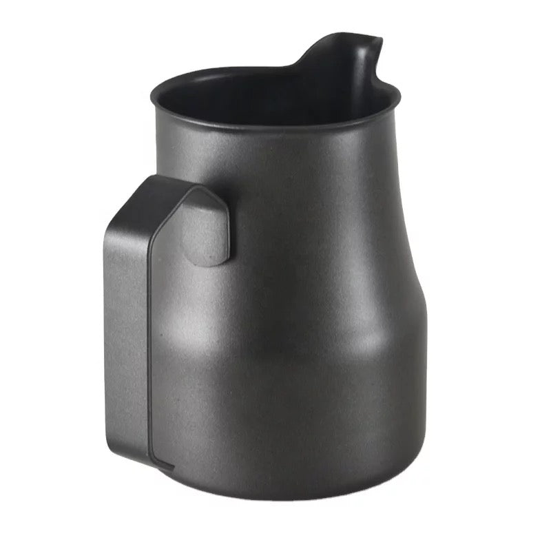 Round Spouted Black Coated Milk Pitcher