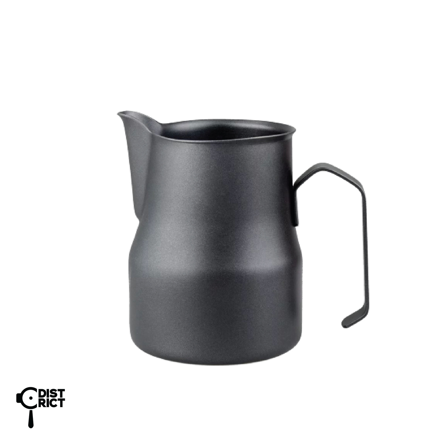 Round Spouted Black Coated Milk Pitcher